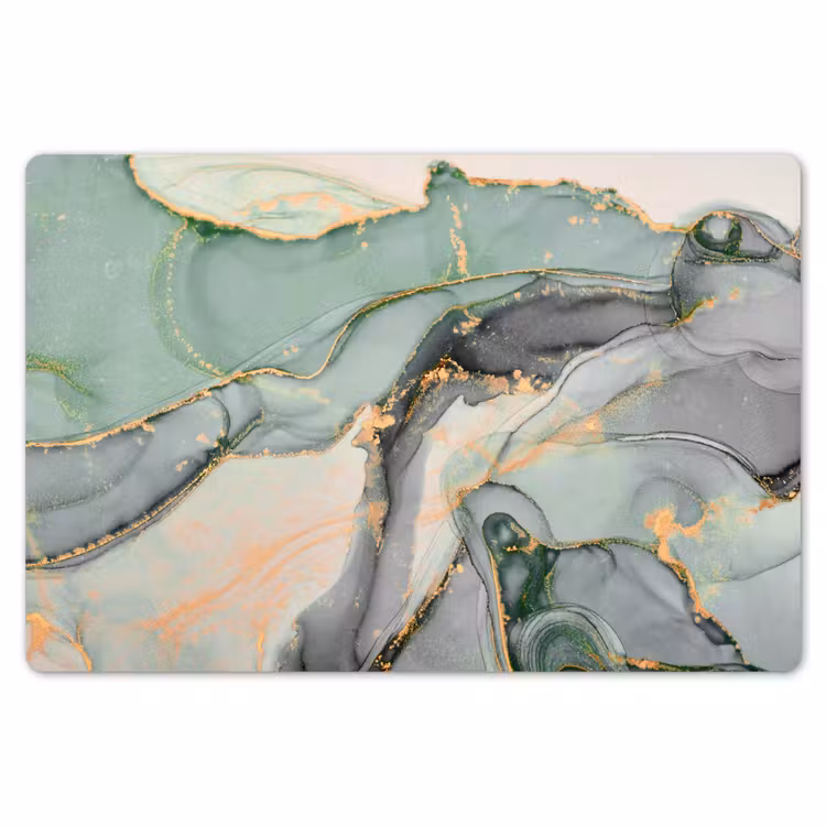 Goud - Marmer - Groen - luxe - Glitter - Marmerlook Placemat vinyl groot -zzsfeer1_Kitchenyeah-website