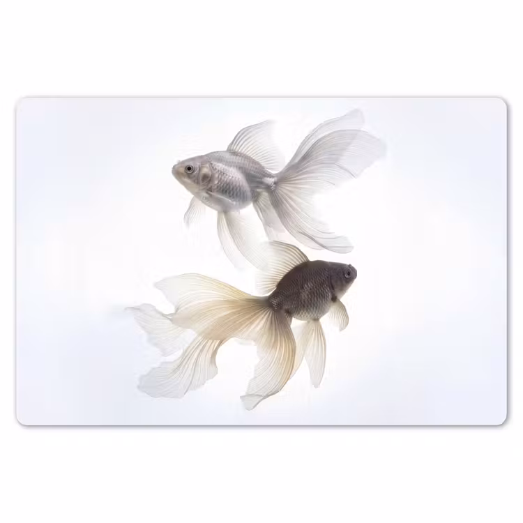 Goudvissen - Modern - Wit Placemat vinyl groot -zzsfeer1_Kitchenyeah-website