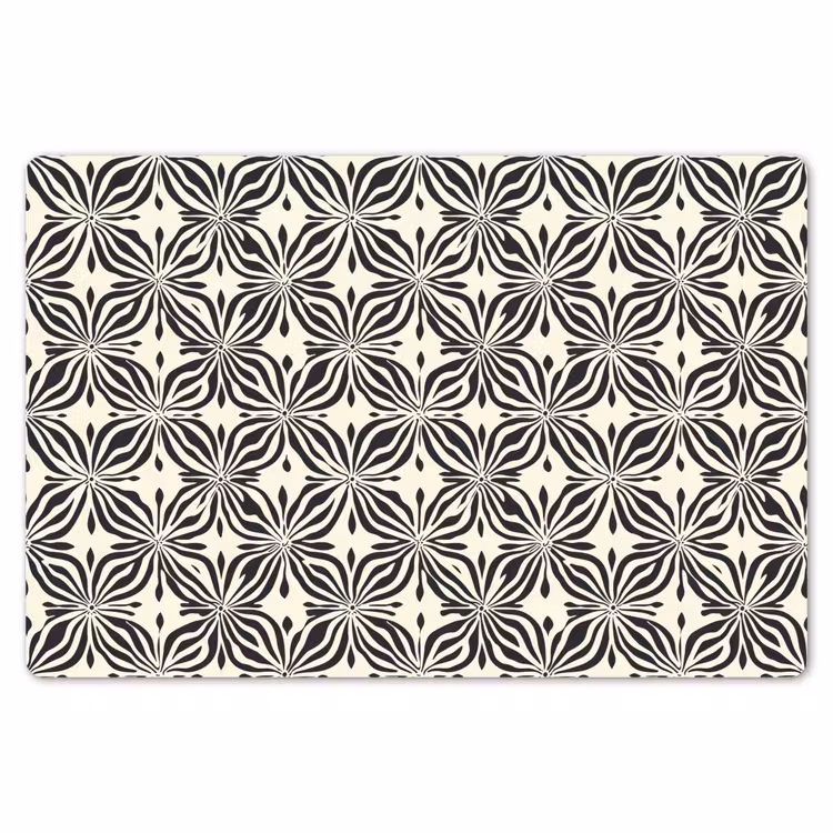 Grafisch - Patroon - Zwart Placemat vinyl groot 368 -zzsfeer1_Kitchenyeah-website