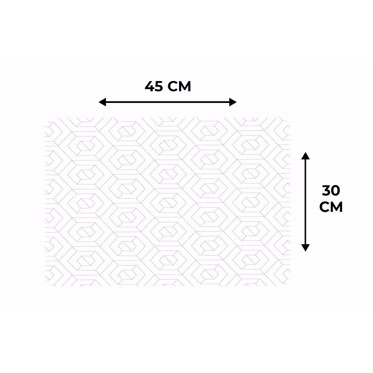Grafisch - Patroon - Modern Placemat vinyl groot 368 -specs