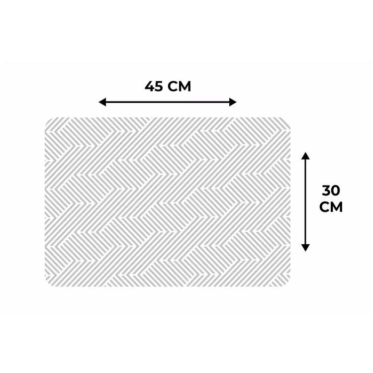 Grafisch - Patroon - Modern - Geometrisch Placemat vinyl groot 368 -specs