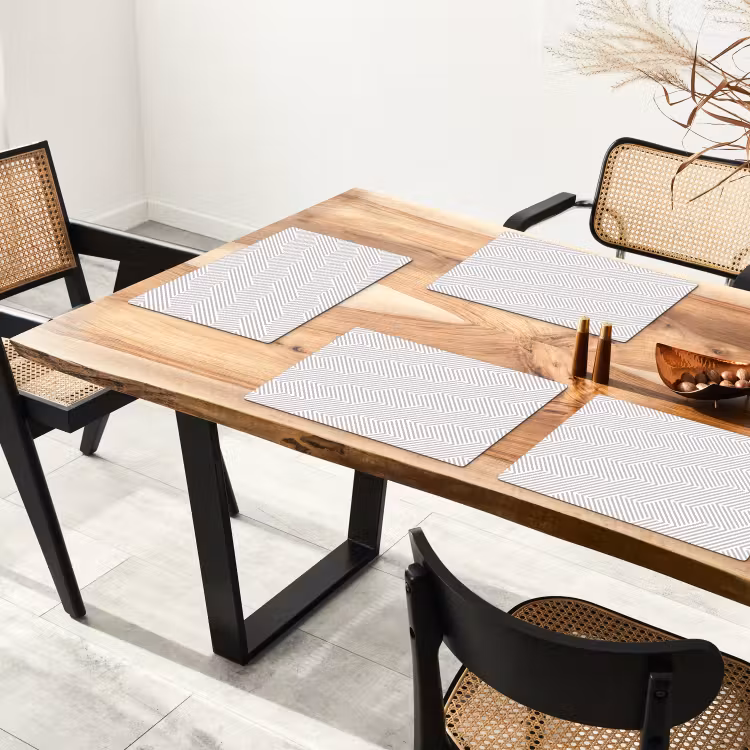 Grafisch - Patroon - Modern - Geometrisch Placemat vinyl groot 368 -zzsfeer4_Kitchenyeah-website