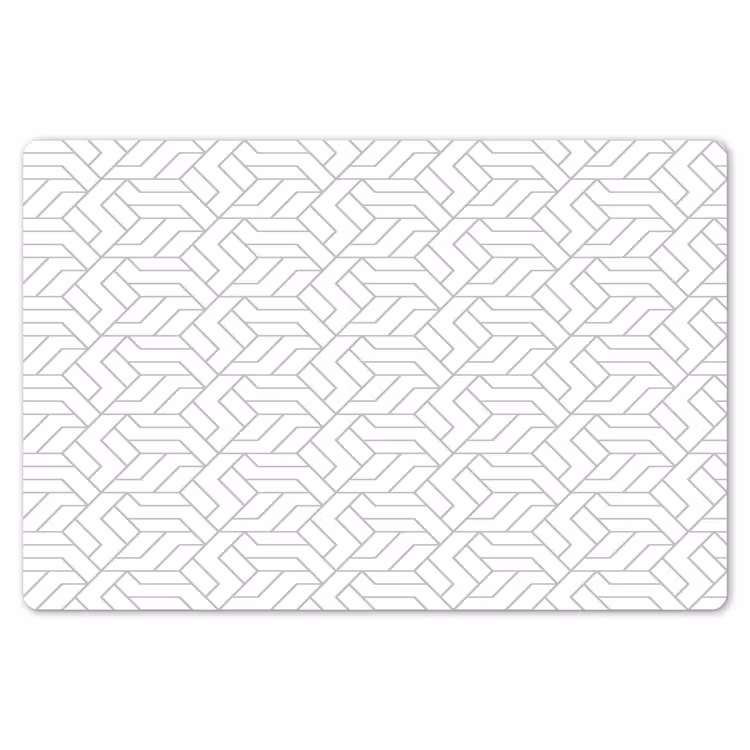 Grafisch - Patroon - Modern - Hexagon Placemat vinyl groot 368 -zzsfeer1_Kitchenyeah-website