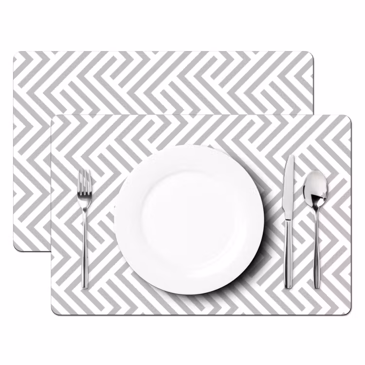 Grafisch - Patroon - Modern - Opvallend Placemat vinyl groot 368 -zzsfeer2_Kitchenyeah-website