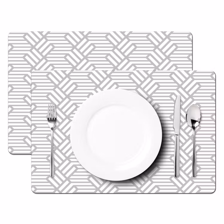 Grafisch - Patroon - Modern - Opvallend Placemat vinyl groot 368 -zzsfeer2_Kitchenyeah-website