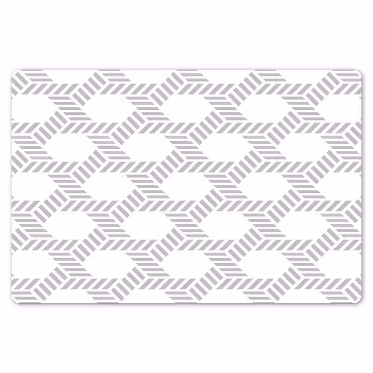 Grafisch - Patroon - Modern - Opvallend - Begrensd Placemat vinyl groot 368 -zzsfeer1_Kitchenyeah-website