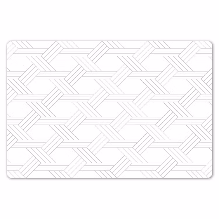 Grafisch - Patroon - Modern - Driedubbel Placemat vinyl groot 368 -zzsfeer1_Kitchenyeah-website