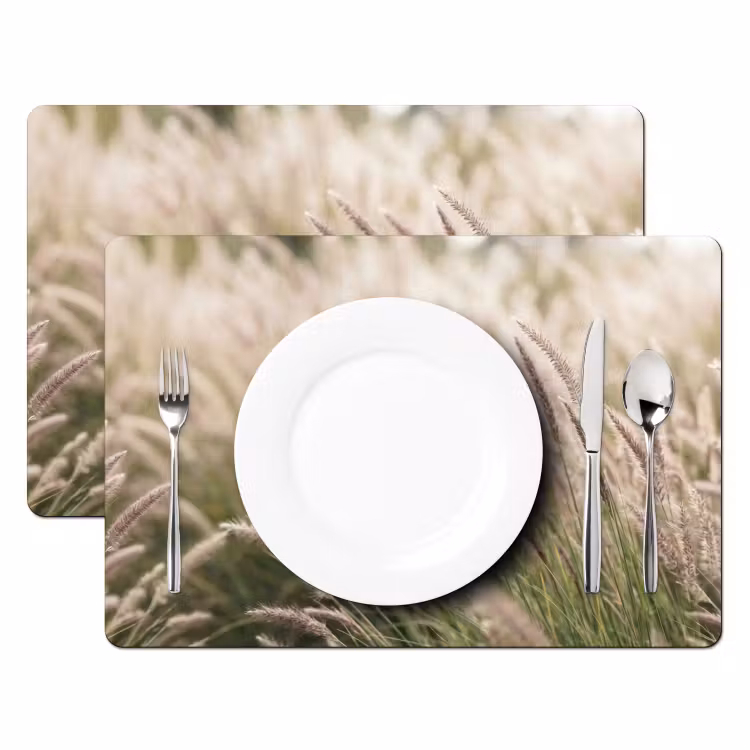 Gras - Close up - Groen Placemat vinyl groot -zzsfeer2_Kitchenyeah-website