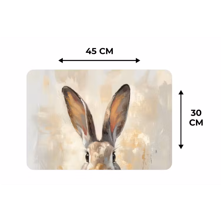 Haas - Oren - Bruin Placemat vinyl groot -specs