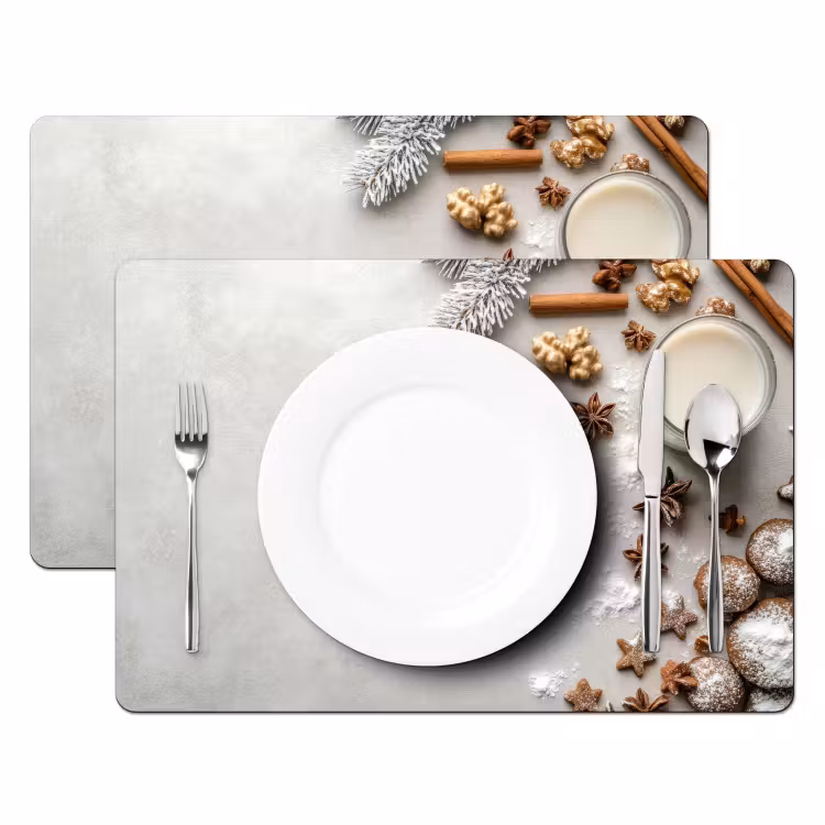 Kruiden - Winter - Melk - Beton Placemat vinyl groot -zzsfeer2_Kitchenyeah-website