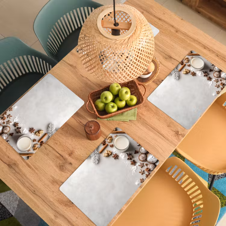 Kruiden - Winter - Melk - Beton Placemat vinyl groot -zzsfeer5_Kitchenyeah-website