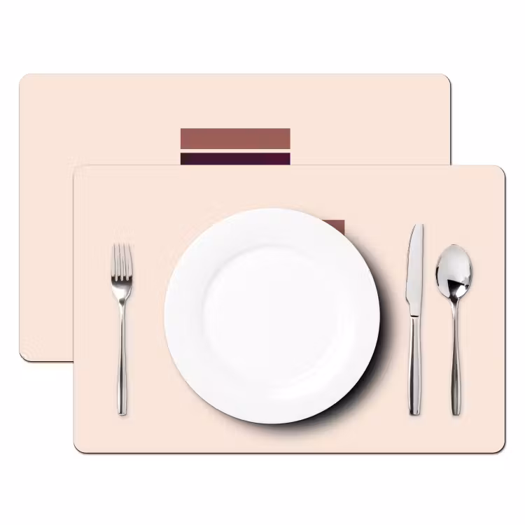 Zandloper - Symmetrisch - Rood - Paars Placemat vinyl groot -zzsfeer2_Kitchenyeah-website