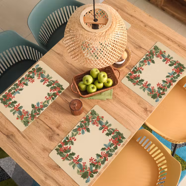 Hulstrand - Bessen - Beige Placemat vinyl groot -zzsfeer5_Kitchenyeah-website