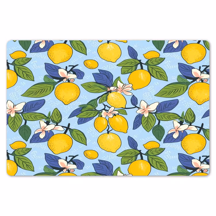 Illustratie - Citroen - Patroon Placemat vinyl groot 368 -zzsfeer1_Kitchenyeah-website