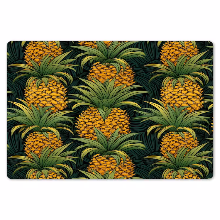 Illustratie - Patroon - Ananas Placemat vinyl groot 368 -zzsfeer1_Kitchenyeah-website