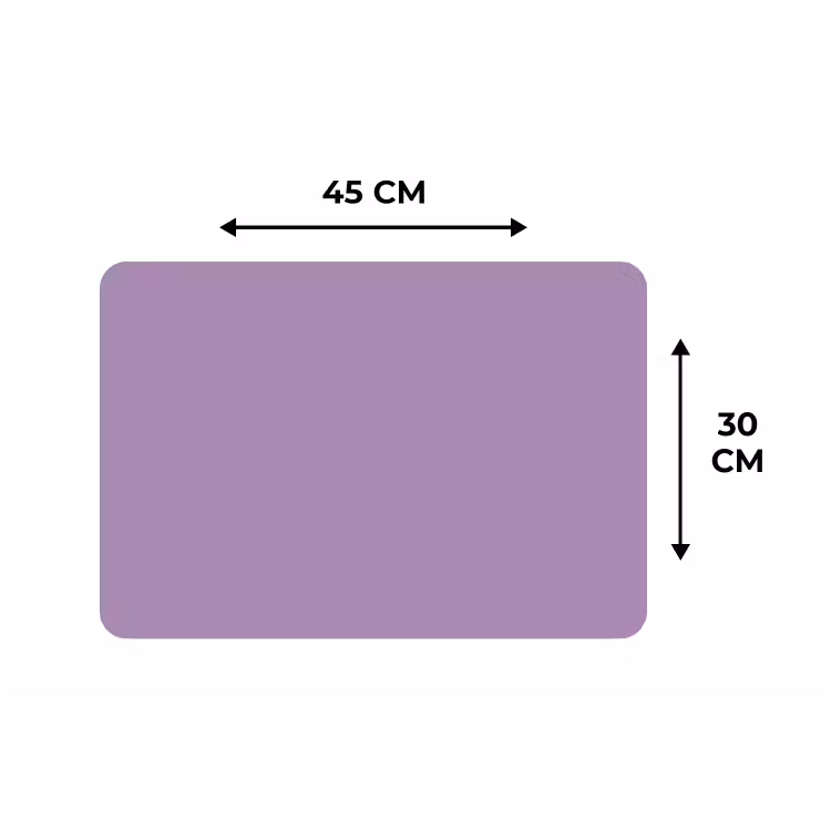 Interieur - Paars - Kleuren - Paarse - Kleur - Effen Placemat vinyl groot 368 -specs