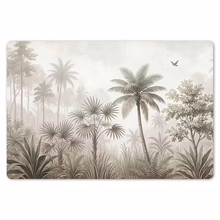 Jungle - Palmbomen - Natuur Placemat vinyl groot -zzsfeer1_Kitchenyeah-website