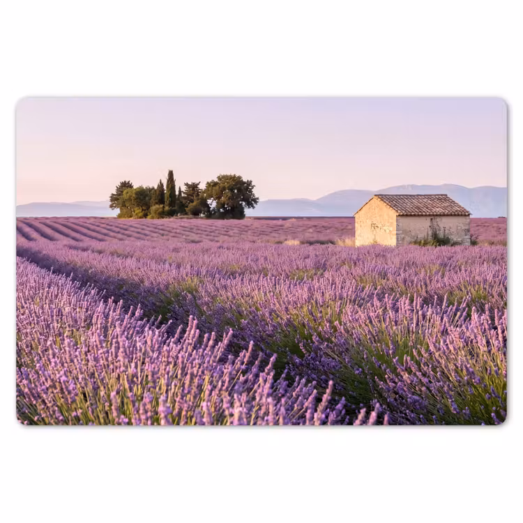 Lavendel - Landschap - Sereen - Paars Placemat vinyl groot -zzsfeer1_Kitchenyeah-website