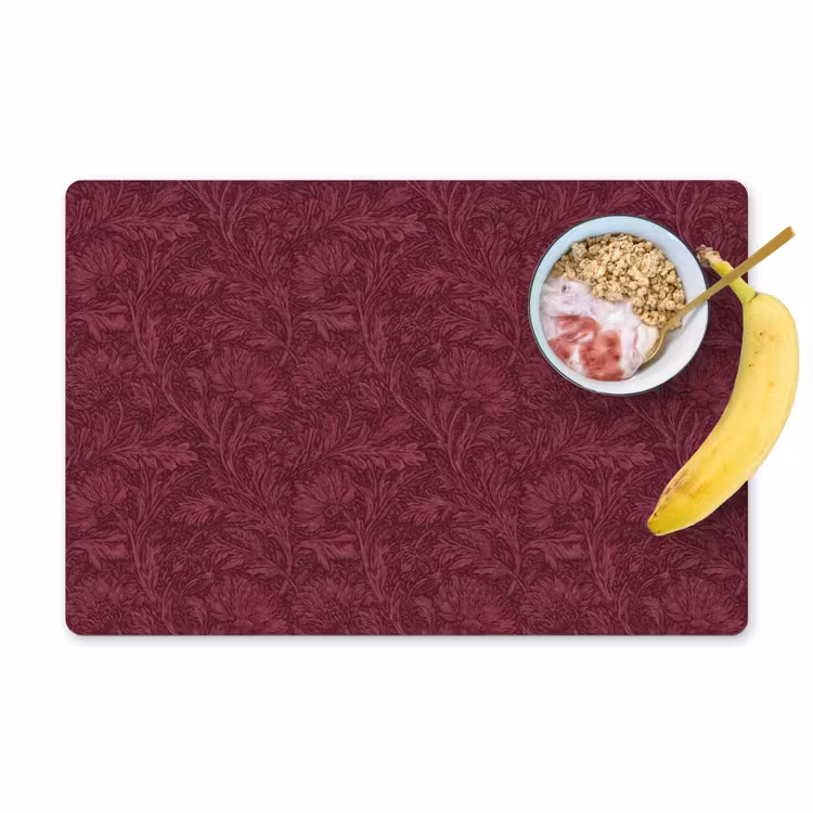 Bladeren - Patroon - Paars Placemat vinyl groot 368 -zzzproduct_Kitchenyeah-website