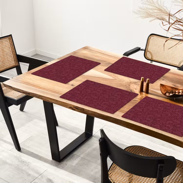 Bladeren - Patroon - Paars Placemat vinyl groot 368 -zzsfeer4_Kitchenyeah-website
