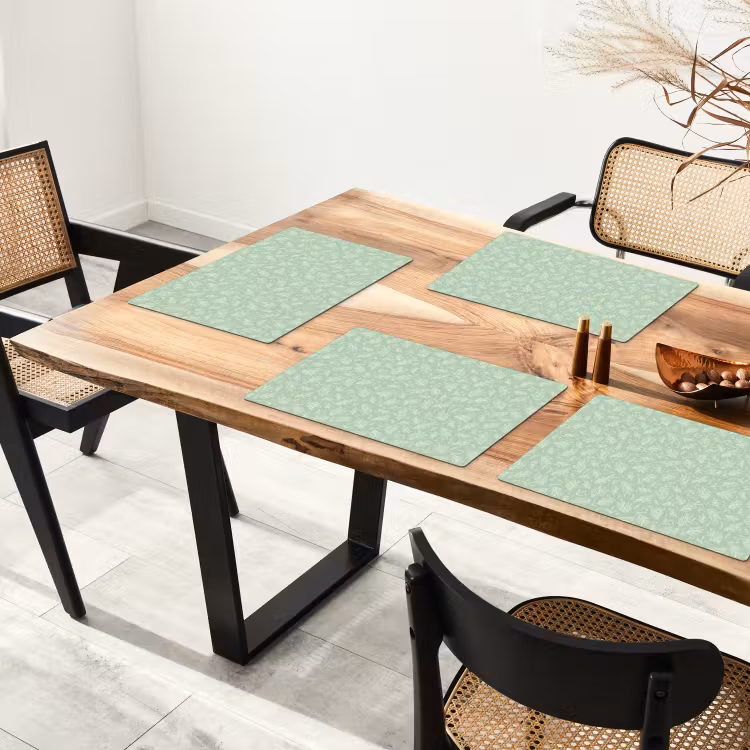 Bladeren - Planten - Groen - Kind - Patroon Placemat vinyl groot -zzsfeer4_Kitchenyeah-website