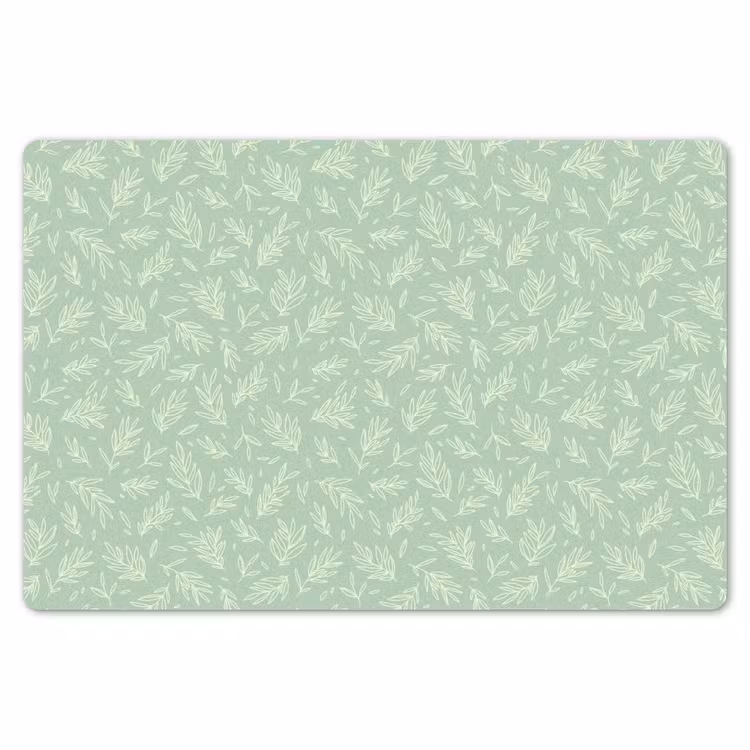 Bladeren - Planten - Groen - Kind - Patroon Placemat vinyl groot -zzsfeer1_Kitchenyeah-website