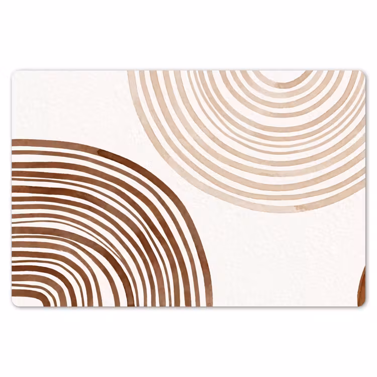 Placemat - 6 pieces - Lines - Minimalist - Art - Lijnen - Minimalistisch - Kunst Placemat vinyl groot