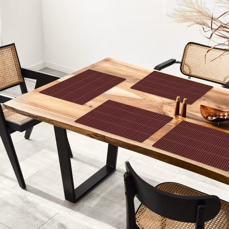 Lijnen - Patroon - Bordeaux Placemat vinyl groot 368 -zzsfeer4_Kitchenyeah-website