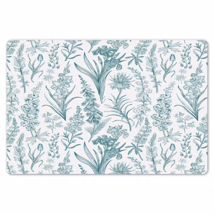 Lovely - Garden - Emerald Placemat vinyl groot 368 -zzsfeer1_Kitchenyeah-website