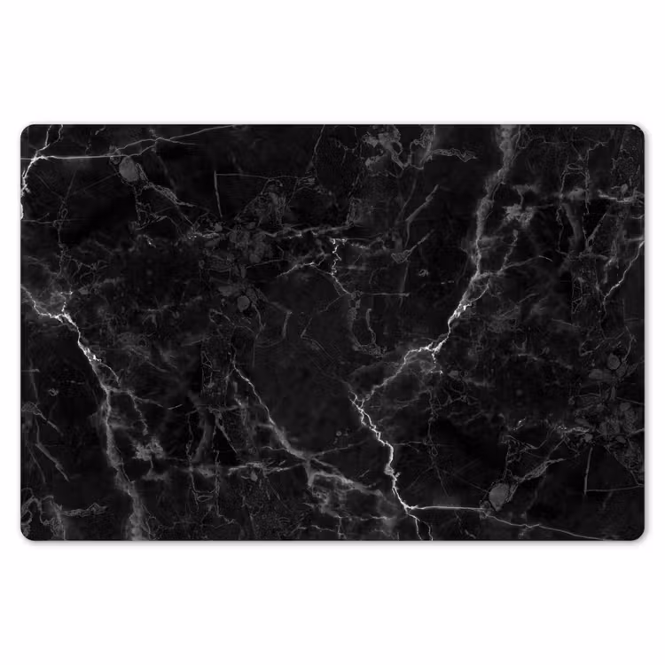 Marmer look - Luxe - Zwart Placemat vinyl groot -zzsfeer1_Kitchenyeah-website