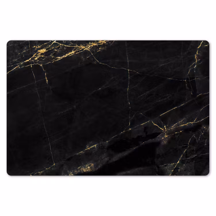 Marmer look - Luxe - Zwart - Goud Placemat vinyl groot -zzsfeer1_Kitchenyeah-website