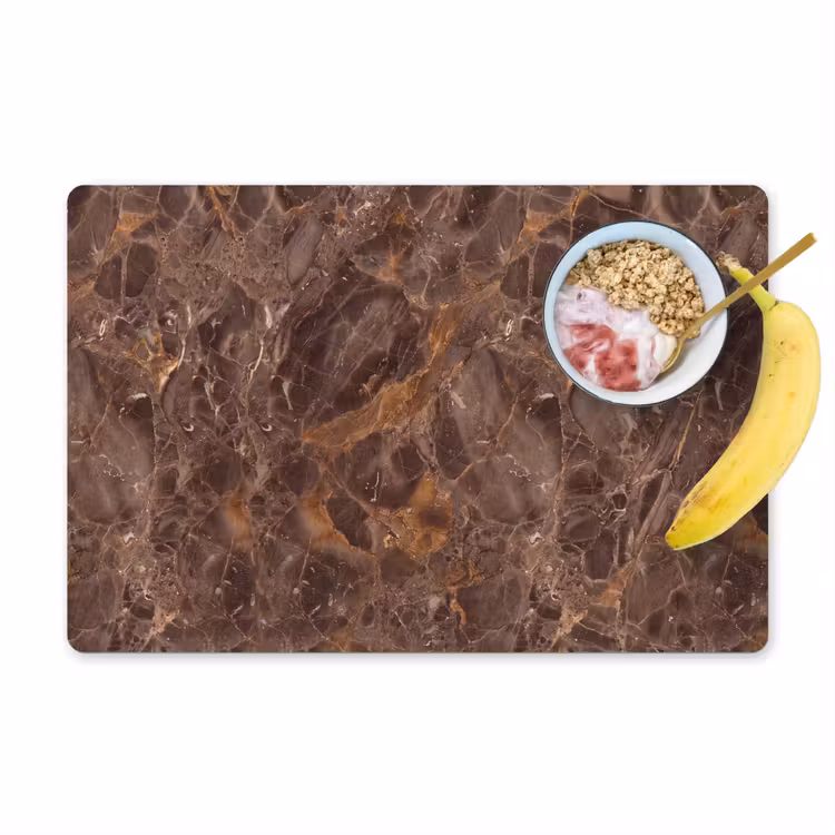Marmer - Patroon - Natuur - Bruin - Goud Placemat vinyl groot -zzzproduct_Kitchenyeah-website