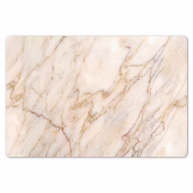Marmer - Ader - Abstract - Wit - Goud Placemat vinyl groot -zzsfeer1_Kitchenyeah-website