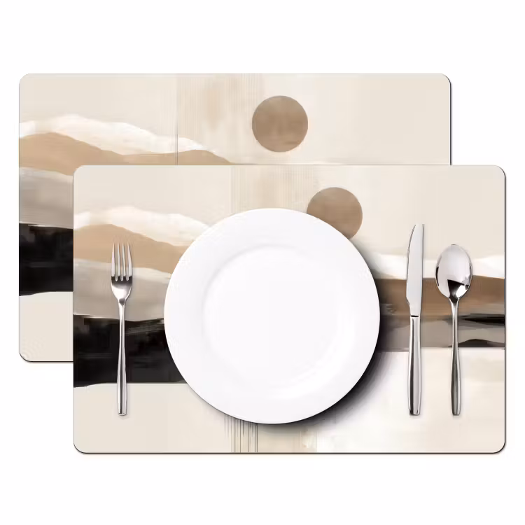 Minimalistisch - Landschap - Dimensie Placemat vinyl groot -zzsfeer2_Kitchenyeah-website