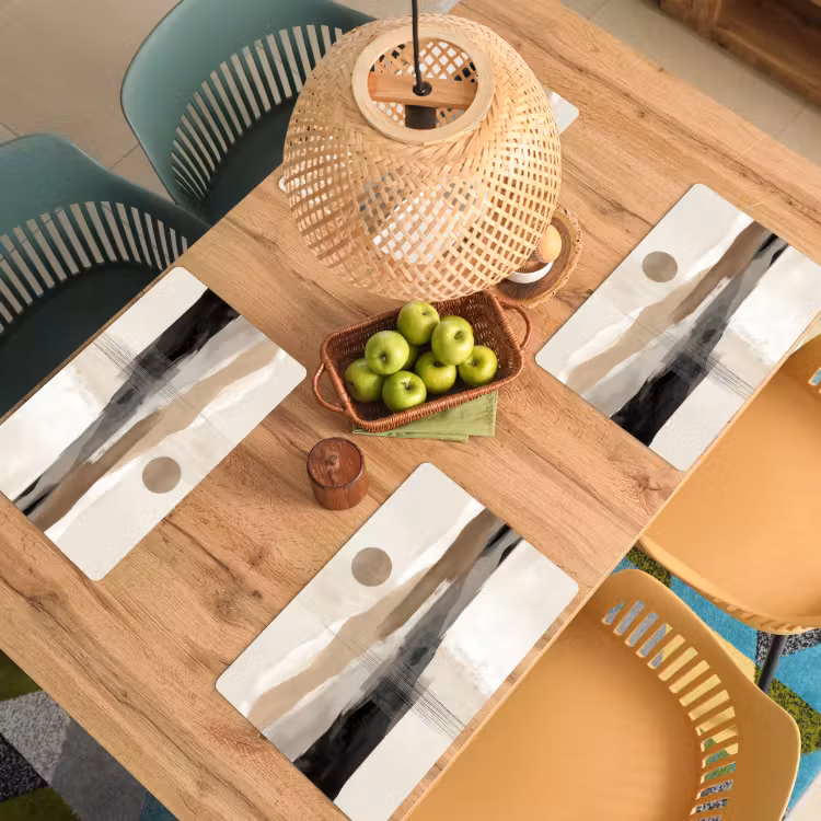 Minimalistisch - Landschap - Dimensie Placemat vinyl groot -zzsfeer5_Kitchenyeah-website