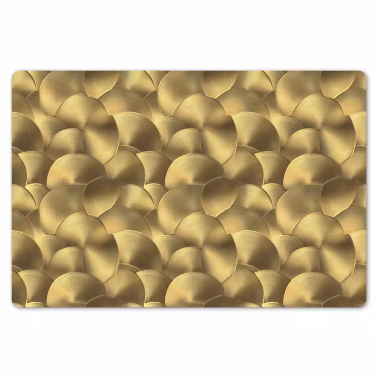 Modern - Cirkel - Goud Placemat vinyl groot 368 -zzsfeer1_Kitchenyeah-website