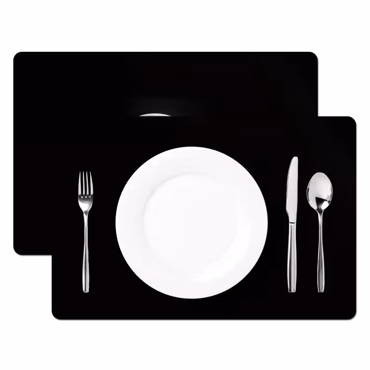 Maan - Hemel - Zwart - Schaduw Placemat vinyl groot -zzsfeer2_Kitchenyeah-website