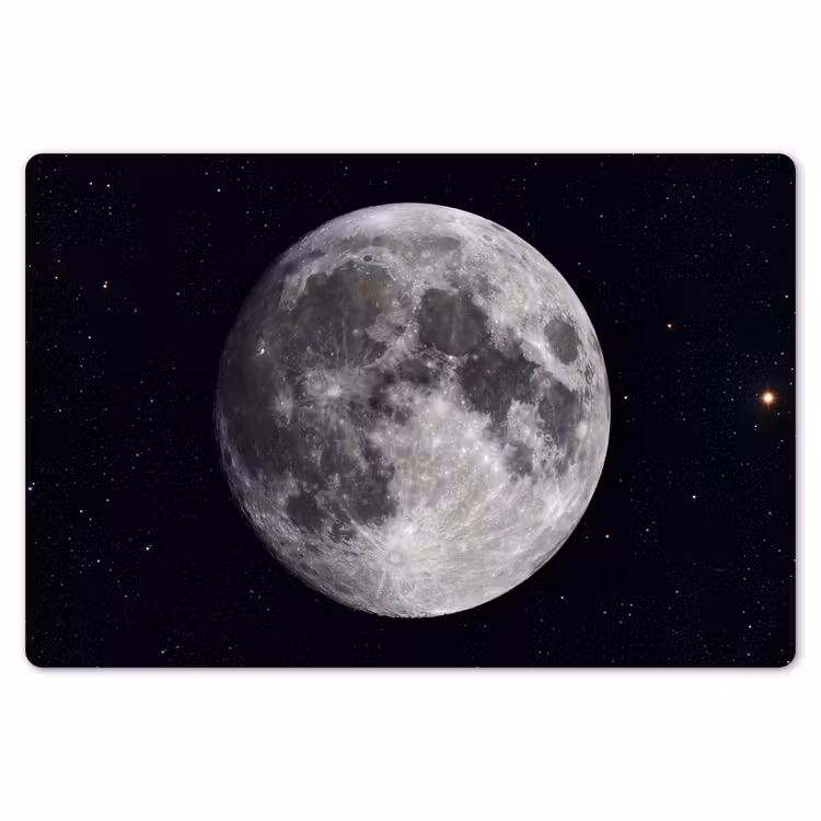 Placemat - 6 pieces - Moon - Stars - Space - Maan - Sterren - Ruimte Placemat vinyl groot