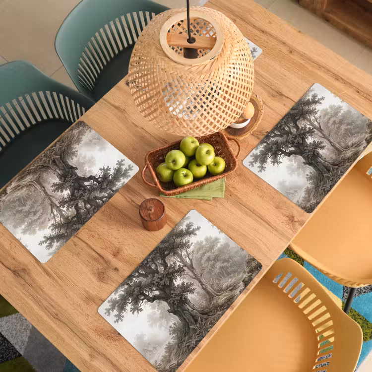 Natuur - Bos - Eik Placemat vinyl groot -zzsfeer5_Kitchenyeah-website