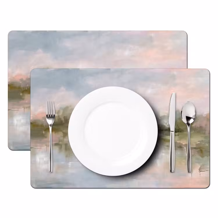 Natuur - Landschap - Abstract - Water - Groen Placemat vinyl groot -zzsfeer2_Kitchenyeah-website