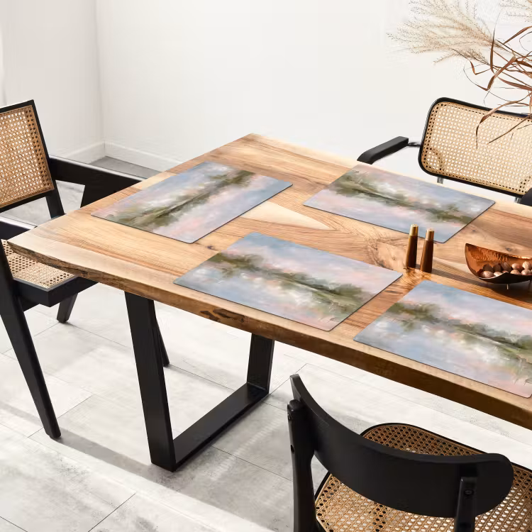 Natuur - Landschap - Abstract - Water - Groen Placemat vinyl groot -zzsfeer4_Kitchenyeah-website