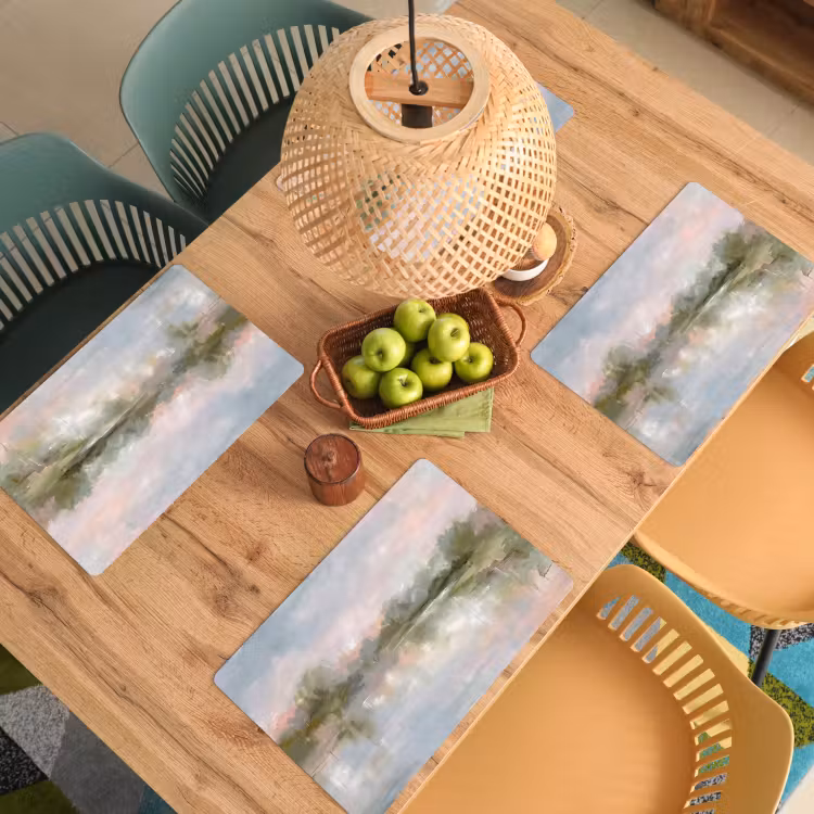 Natuur - Landschap - Abstract - Water - Groen Placemat vinyl groot -zzsfeer5_Kitchenyeah-website