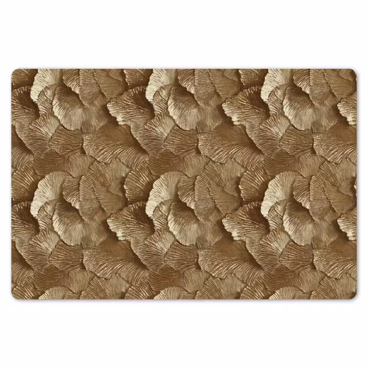 Organisch - Patroon - Bladeren - Goud Placemat vinyl groot 368 -zzsfeer1_Kitchenyeah-website