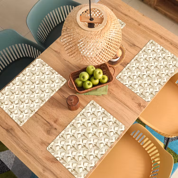 Ornament - Barok - Goud Placemat vinyl groot 368 -zzsfeer5_Kitchenyeah-website