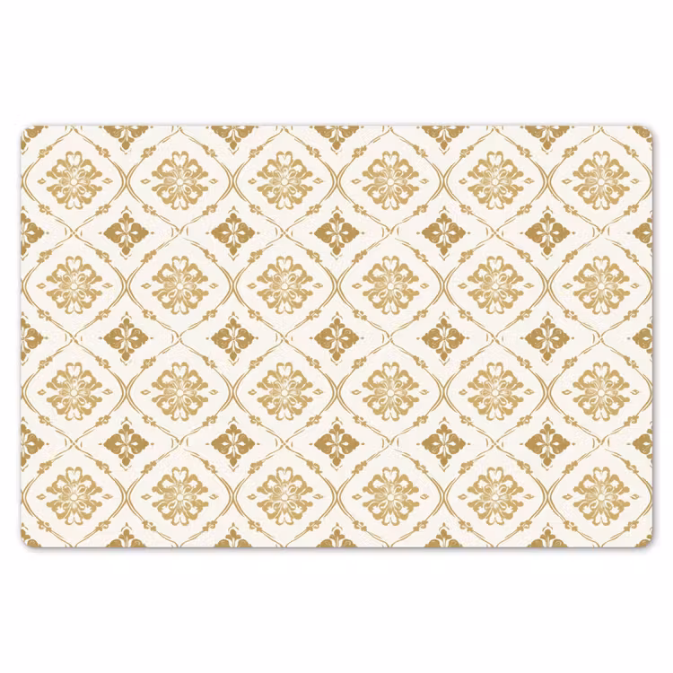 Ornament - Klassiek - Goud Placemat vinyl groot 368 -zzsfeer1_Kitchenyeah-website