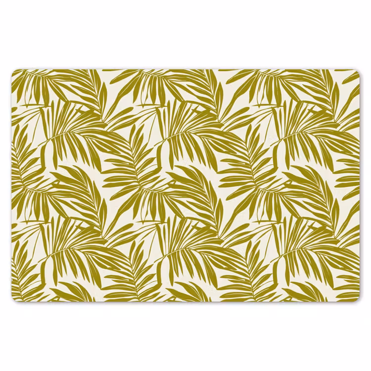 Palmblad - Patroon - Groen Placemat vinyl groot 368 -zzsfeer1_Kitchenyeah-website