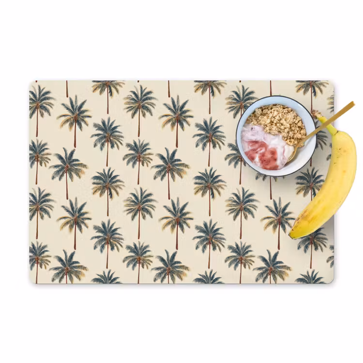 Palmbomen - Tropisch - Groen Placemat vinyl groot 368 -zzzproduct_Kitchenyeah-website