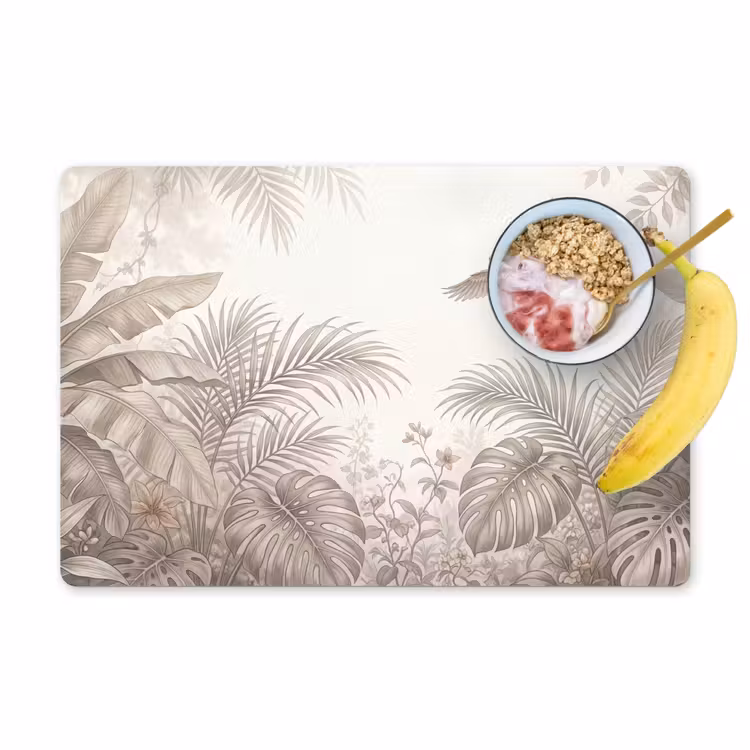 Papagaai - Jungle - Tropisch Placemat vinyl groot -zzzproduct_Kitchenyeah-website
