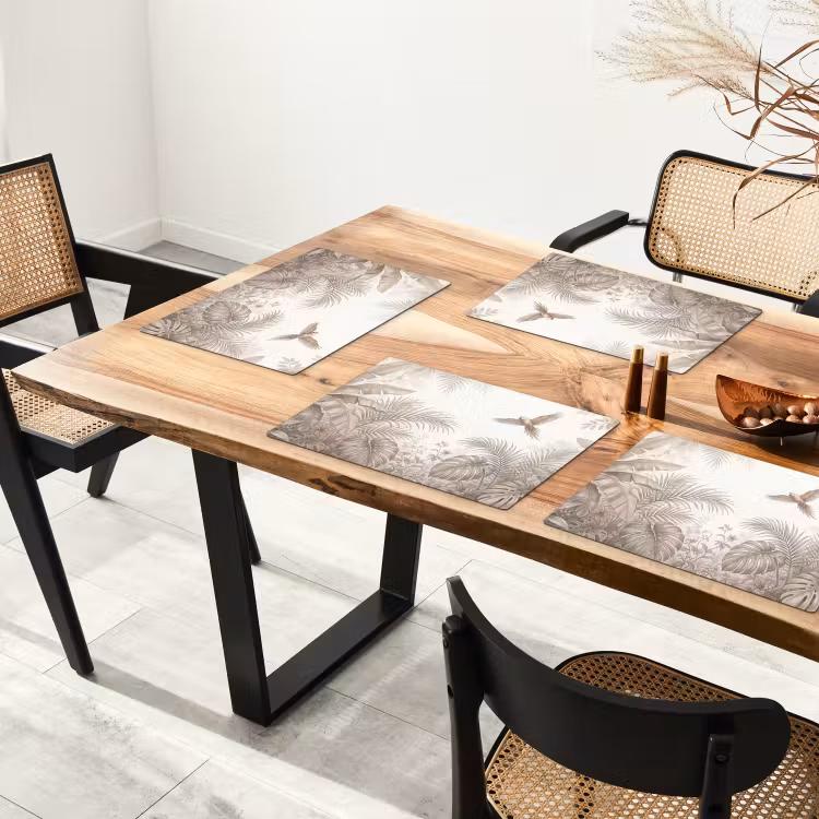 Papagaai - Jungle - Tropisch Placemat vinyl groot -zzsfeer4_Kitchenyeah-website