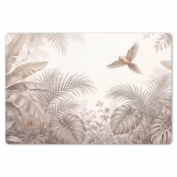 Papagaai - Jungle - Tropisch Placemat vinyl groot -zzsfeer1_Kitchenyeah-website